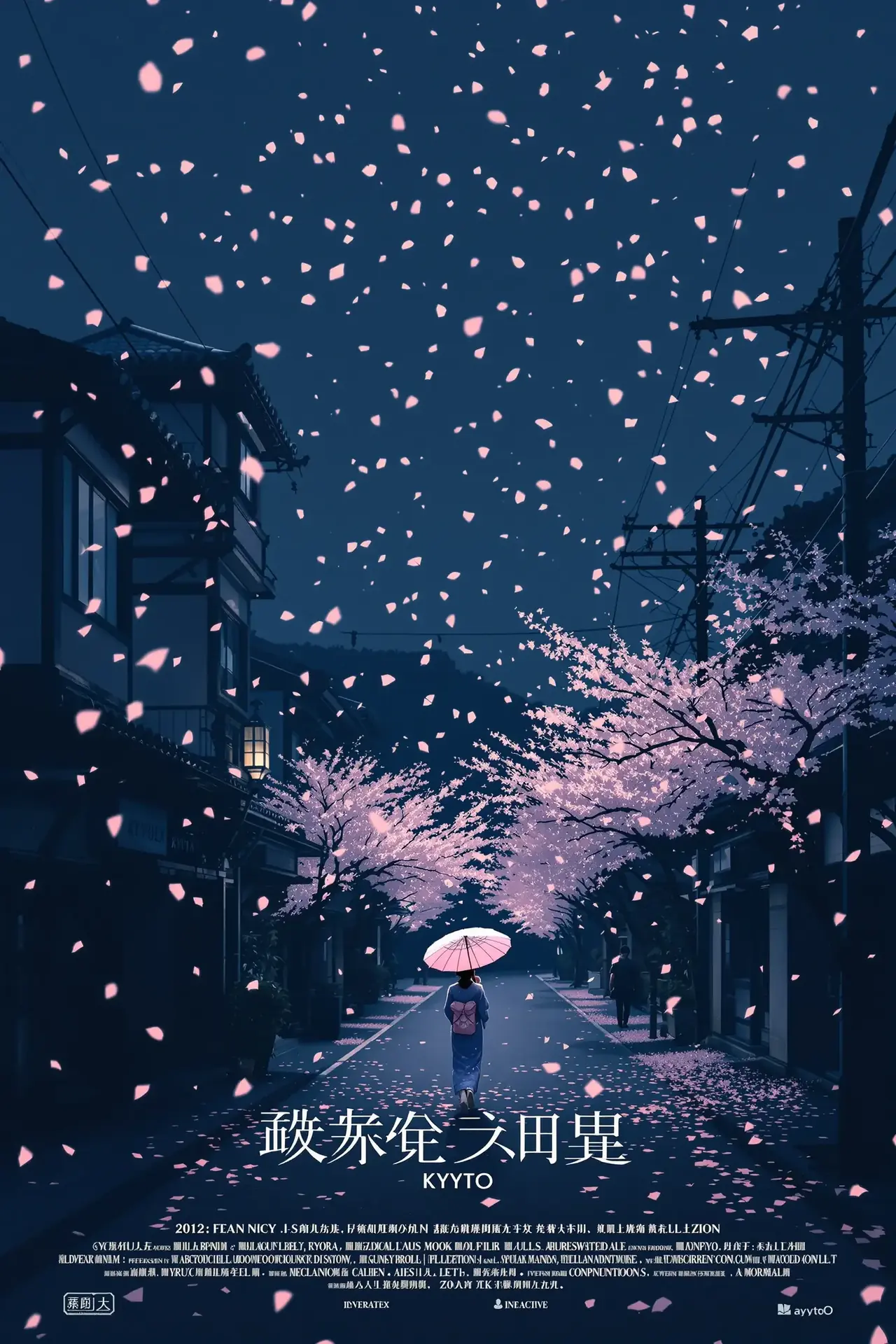 樱花落下的声音海报 · 午夜小电影 樱花落下的声音(桜の音)日本纯爱、剧情电影海报