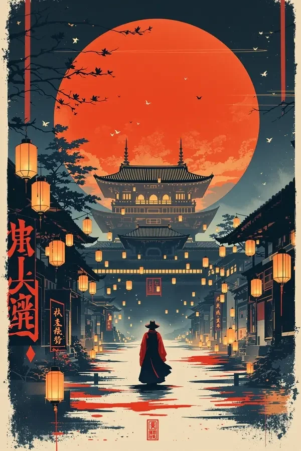 平安京异闻海报 · 午夜小电影 平安京异闻(平安京異聞)日本奇幻、古装电影海报
