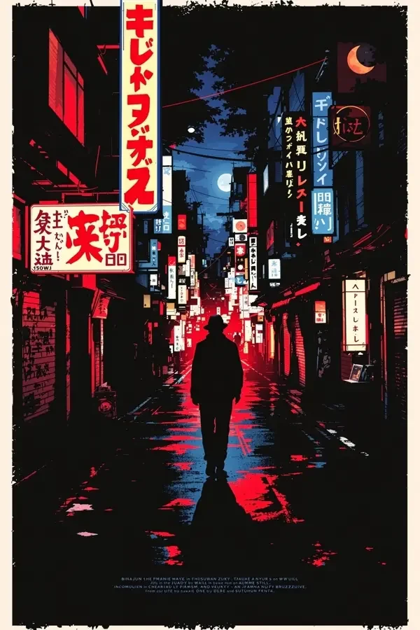 新宿夜行海报 · 午夜小电影 新宿夜行(新宿夜行)日本都市、悬疑电影海报