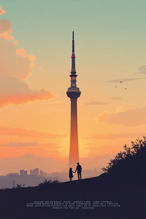 首尔塔的约定海报 · 午夜小电影 首尔塔的约定(서울타워의 약속)韩国浪漫、剧情电影海报